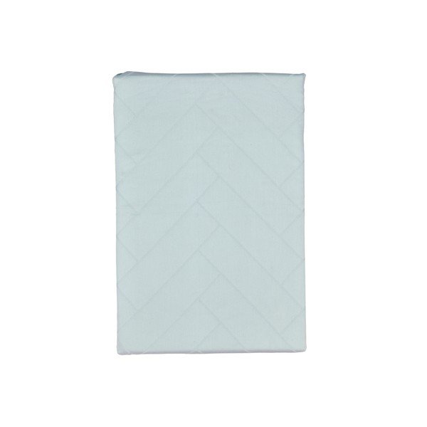 Svetlo modra enojna podaljšana posteljnina iz damasta 140x220 cm Tiles – Södahl-image-4