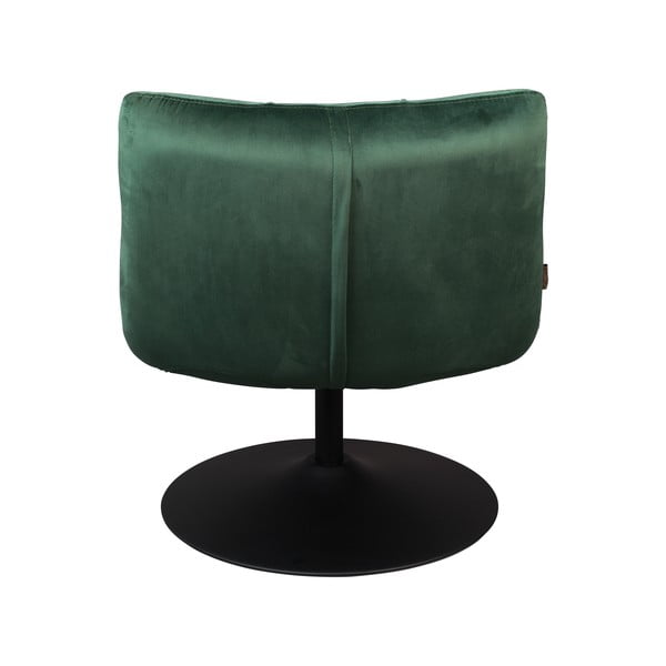 Zelen žametni fotelj Dutchbone Bar-image-4