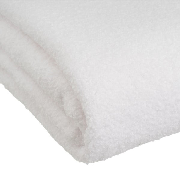 Bela odeja iz sherpa flisa 130x160 cm Sherpa Bouclé – Casa Selección-image-3