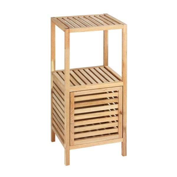 Nizka kopalniška omarica iz masivnega oreha v naravni barvi 40x86 cm Norway – Wenko-image-1