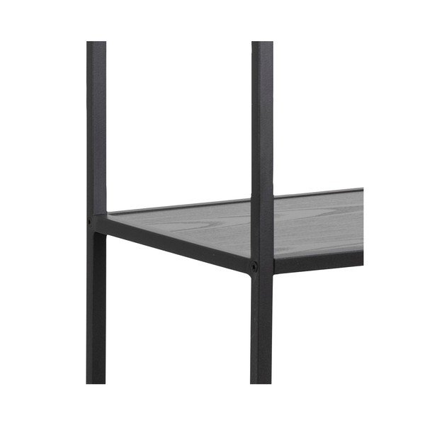 Črn regal 77x114 cm Seaford - Actona-image-2