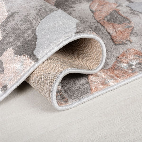 Siva/bež preproga 80x150 cm Marbled – Flair Rugs-image-4