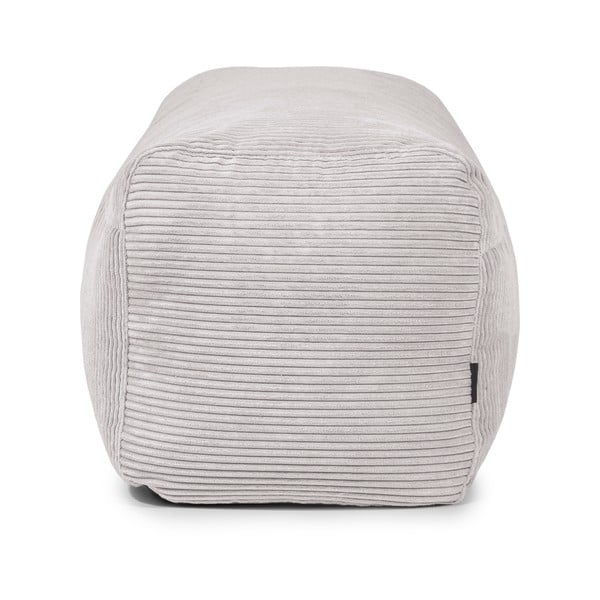 Modra vreča za sedenje iz rebrastega žameta Plus 100 Lounge – SLOWDOWN-image-3