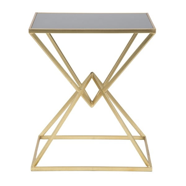 Stranska mizica s stekleno mizno ploščo 46x57 cm Piramid – Mauro Ferretti