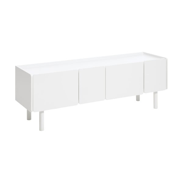 Bela TV omarica 160x55x45 cm Bera – Unique Furniture-image-2