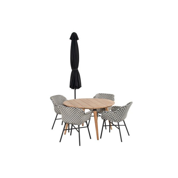 Črn senčnik Hartman Sophie, ø 300 cm-image-3