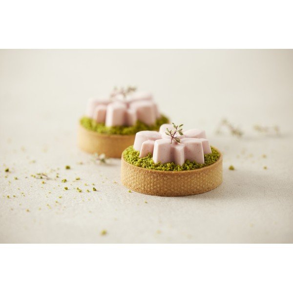 Silikonski modeli v kompletu 6 ks za mafine ø 7 cm Flower – Blomsterbergs-image-1