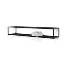 Črna kovinska stenska omarica za čevlje 118x20,5x30,5 cm School – Spinder Design