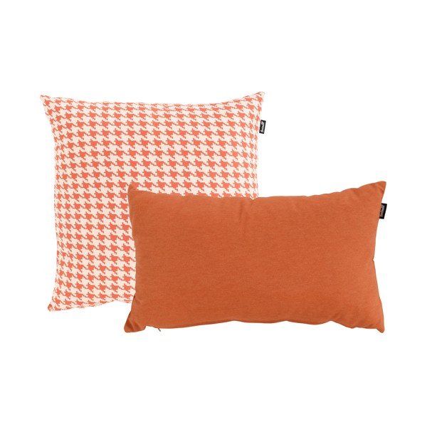 Oranžno-bela zunanja blazina Hartman Poule, 50 x 50 cm-image-2