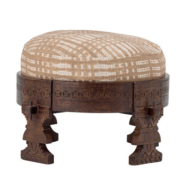 Bež-temno rjav tabure Paloma – Bloomingville-image-4