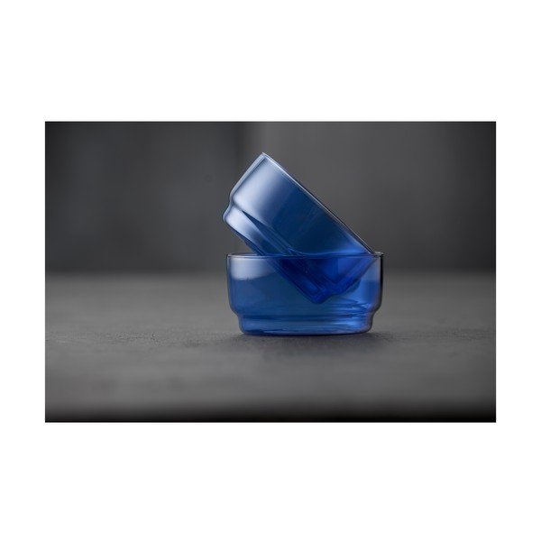 Modre steklene skledice v kompletu 2 ks 500 ml Torino – Lyngby Glas-image-4