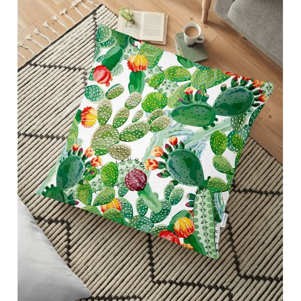 Prevleka za vzglavnik iz mešanice bombaža Minimalist Cushion Covers Cactus, 70 x 70 cm