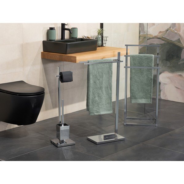 Držalo za toaletni papir z WC ščetko Wenko Quadro-image-3