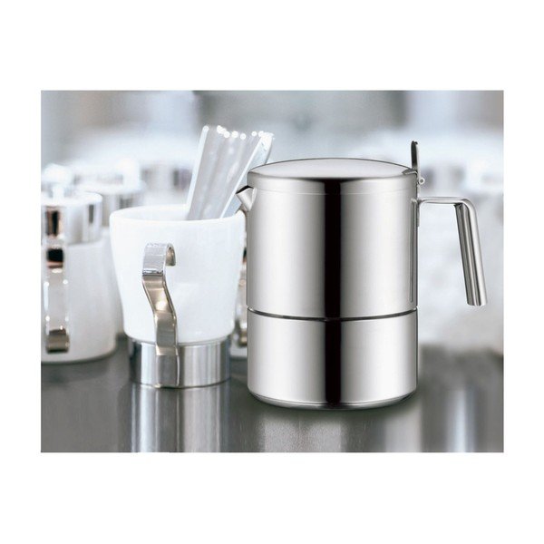 Okrogel aparat za kavo iz nerjavečega jekla Cromargan® WMF Kult-image-2