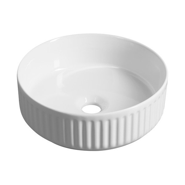 Bel keramičen okrogel umivalnik ø 36 cm Ion – Sapho