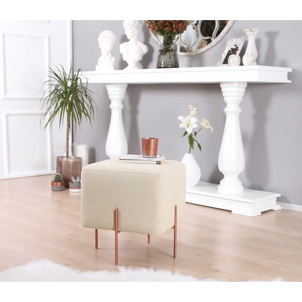 Kremno bel tabure Copper – Artie-image-2