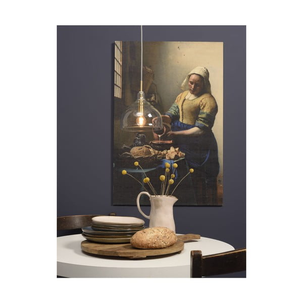 Viseča svetilka v zlati barvi s steklenim senčnikom ø 20 cm Brussels – it's about RoMi-image-2