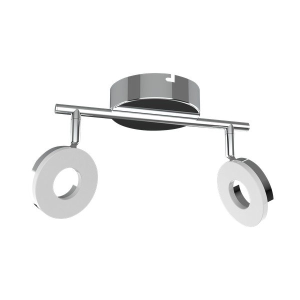 LED stropna svetilka v sijajno srebrni barvi 27x16 cm Thema – Candellux Lighting-image-3