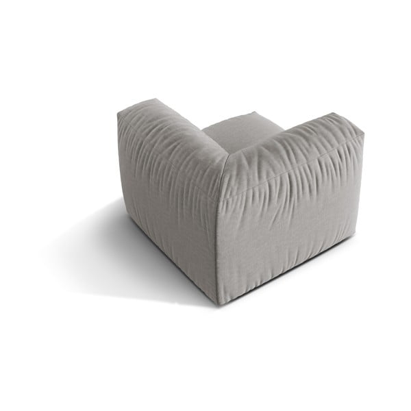 Svetlo siv modul za sedežno garnituro (s kotom po izbiri) Martina – Micadoni Home-image-2