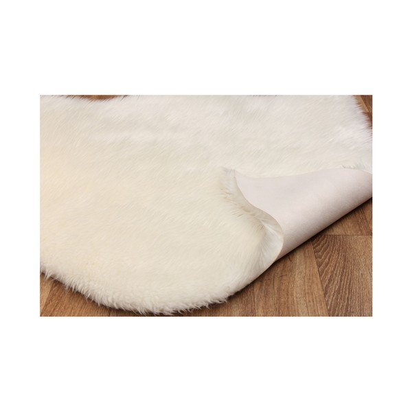 Kremna preproga iz umetnega krzna Eco Rugs Tekli, 70 x 100 cm-image-1