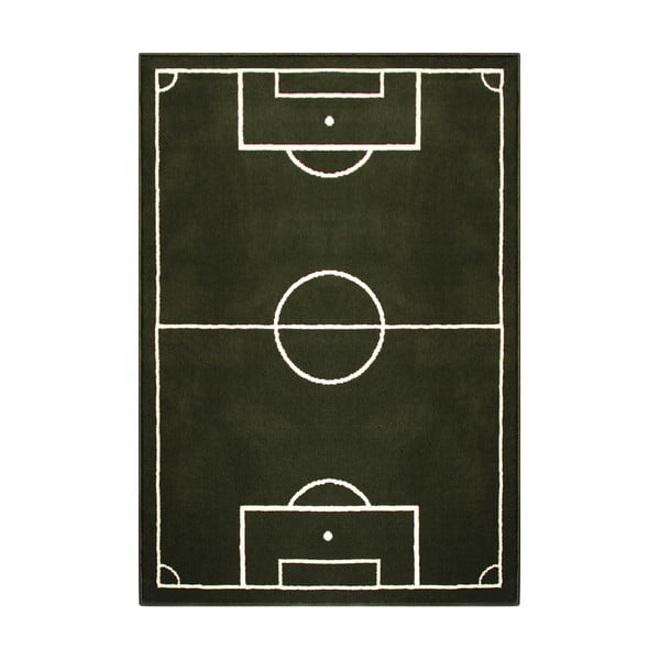 Zelena otroška preproga Hanse Home Football Field, 80 x 150 cm