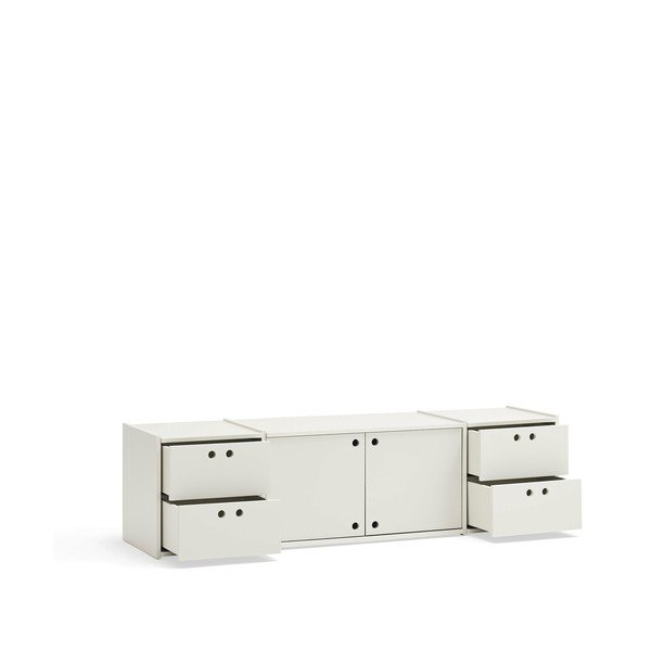 Kremno bela TV omarica 157x42x40 cm Wally – Teulat-image-3
