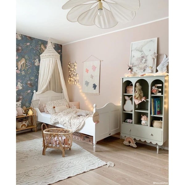 Bela pralna ročno tkana bombažna preproga 120x160 cm Tribu Natural – Lorena Canals-image-1