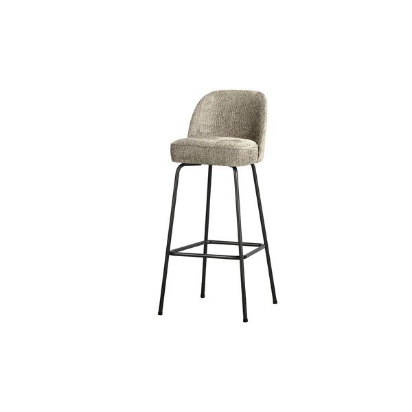 Kremno bel žameten barski stol (višina sedeža 79 cm) Vogue – WOOOD-image-1