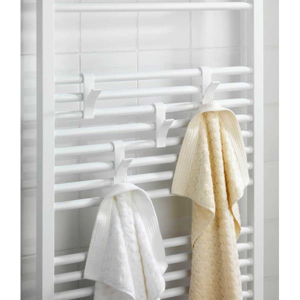 Beli plastični viseči obešalniki v kompletu 2 ks – Wenko-image-3