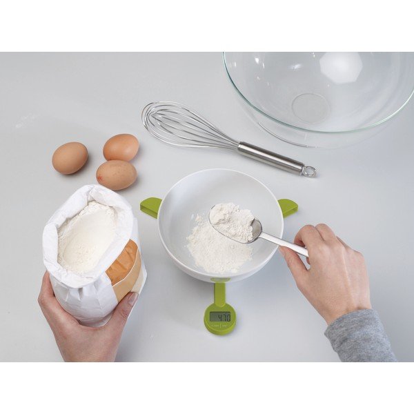 Zelena zložljiva digitalna kuhinjska tehtnica Joseph Joseph TriScale-image-3