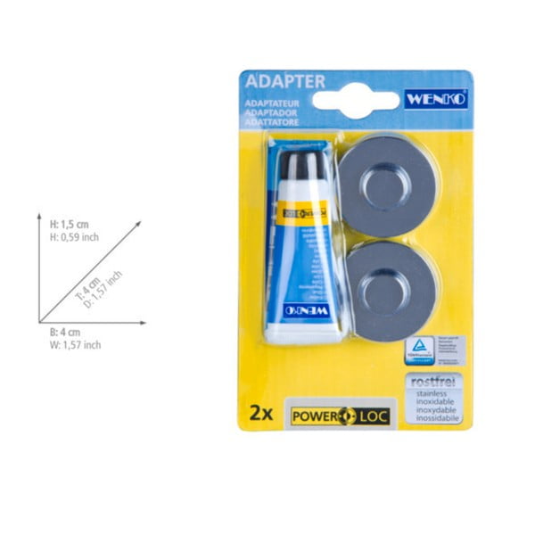 Komplet za pritrjevanje brez vrtanja Wenko Power-Loc®-image-1