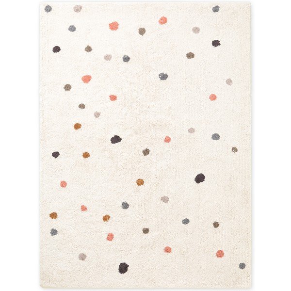 Kremno bela pralna/ročno tkana bombažna otroška preproga 140x200 cm Snuggle Pippo – Hanse Home