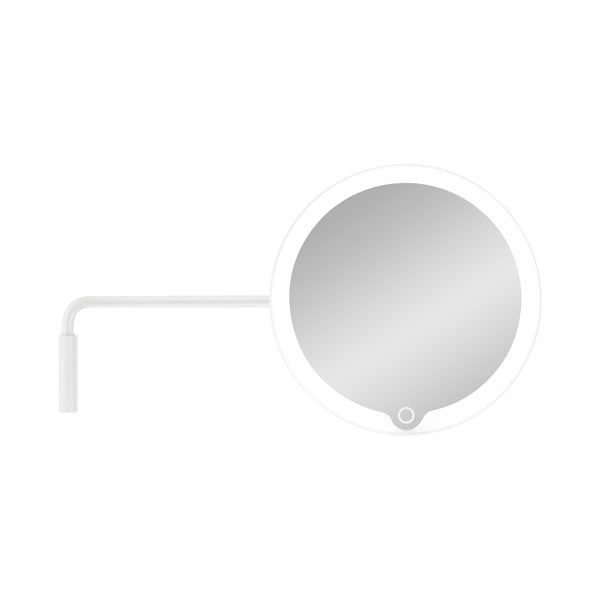 Belo stensko ogledalo z osvetlitvijo LED Blomus Modo