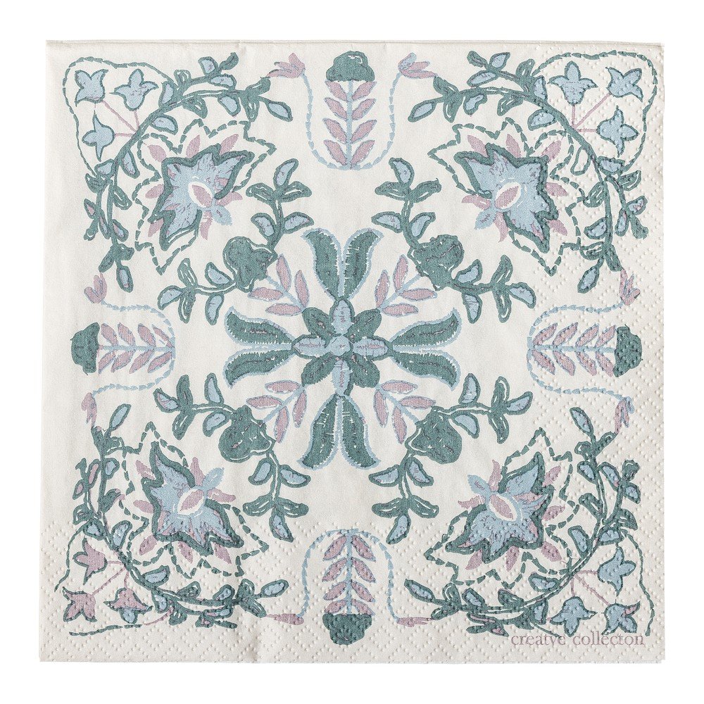 Papirnati prtički v kompletu 20 ks 33x33 cm Alvira