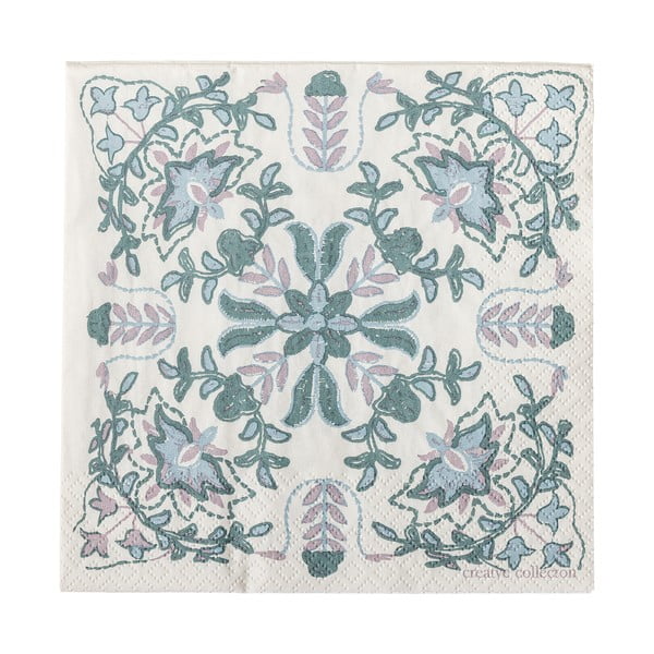 Papirnati prtički v kompletu 20 ks 33x33 cm Alvira – Bloomingville