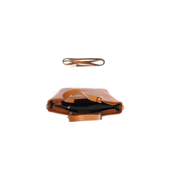 Usnjena torbica Damien 432 Cognac-image-3