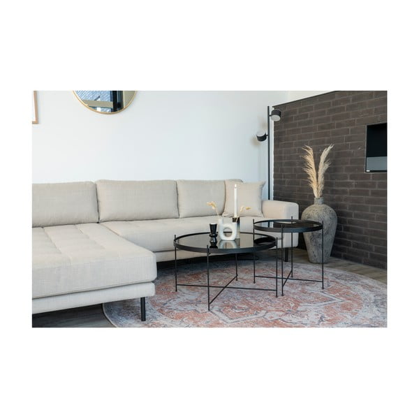 Modro-oranžna okrogla preproga ø 200 cm Havana - House Nordic-image-2