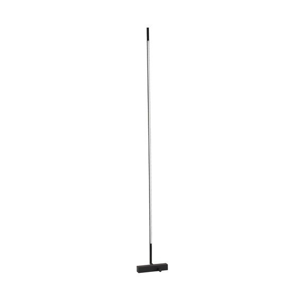 Črna kovinska LED stoječa svetilka s senčilom iz akrilnega stekla (višina 140 cm) Raccio – Nova Luce