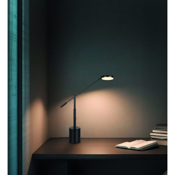 Črna LED namizna svetilka (višina 65 cm) Fiore – Trio Select-image-1