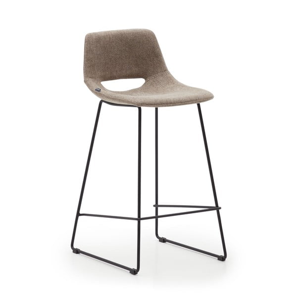 Svetlo rjavi barski stoli v kompletu 2 ks (višina sedeža 65 cm) Zahara – Kave Home