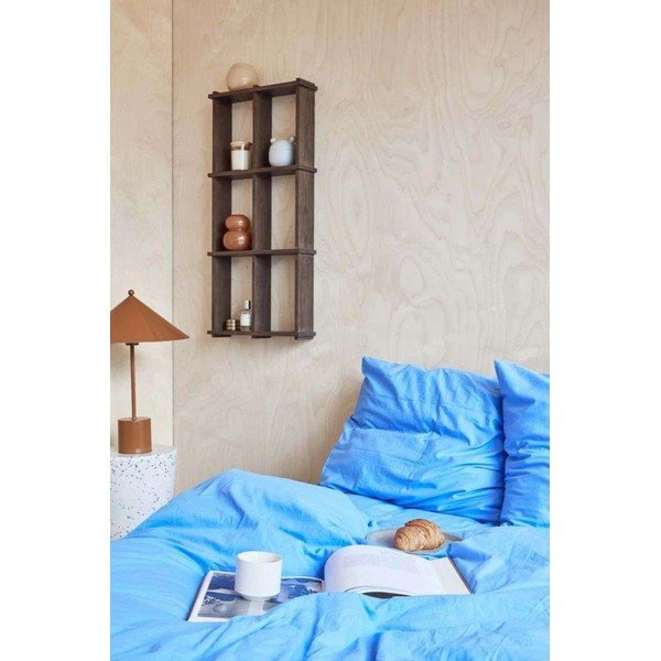 Večnivojska polica iz masivnega jesena v temni naravni barvi 42,5 cm Grid – OYOY Living Design-image-2