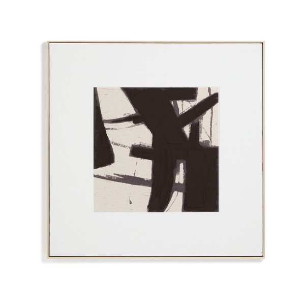 Ročno naslikana slika z okvirjem/na platnu 100x100 cm Arilan – Kave Home-image-4