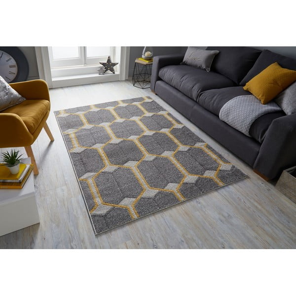Siva preproga Flair Rugs Urban Trellis, 200 x 275 cm-image-4