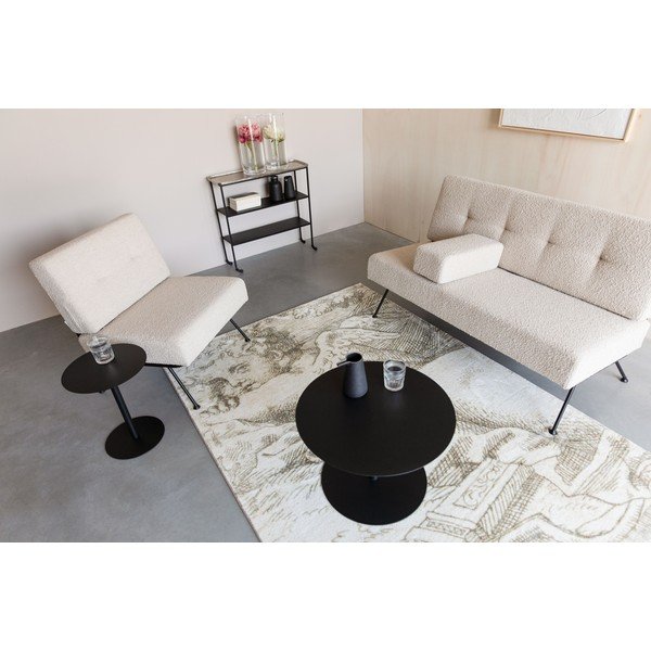 Kremno bela sedežna garnitura 135 cm Bowie – Zuiver-image-4