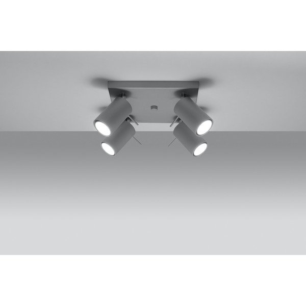 Siva stropna svetilka Sollux Etna Quatre-image-1