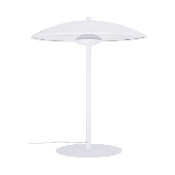 Bela LED namizna svetilka s kovinskim senčilom (višina 41 cm) Lund – Candellux Lighting-image-4