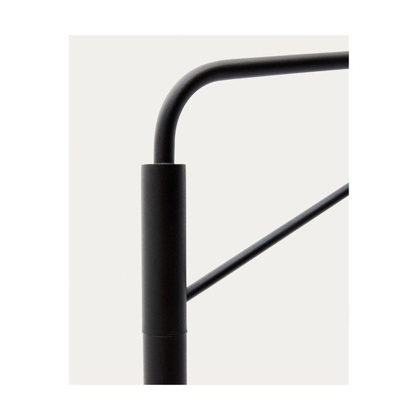 Bela/črna stoječa svetilka s steklenim senčilom (višina 164 cm) Eilo – Kave Home-image-4