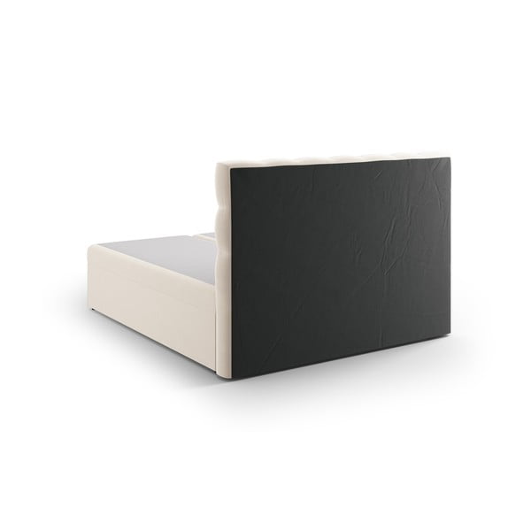 Bež boxspring postelja s prostorom za shranjevanje 180x200 cm Bali – Cosmopolitan Design-image-3