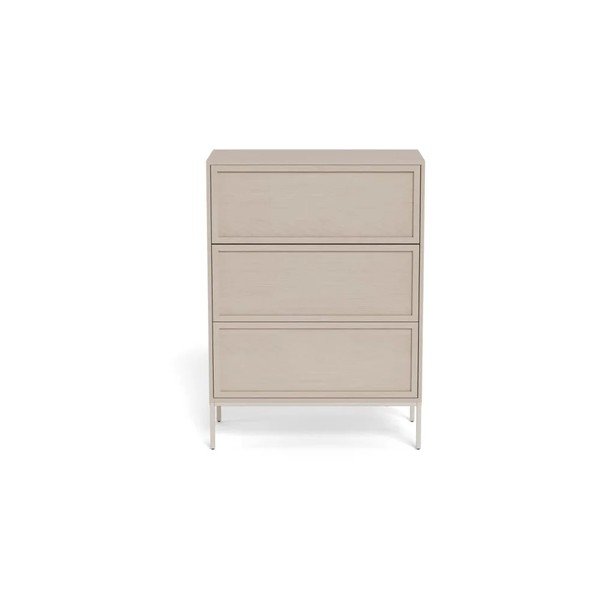 Siva melaminska komoda 80x110x40 cm Palmdale – Actona-image-2