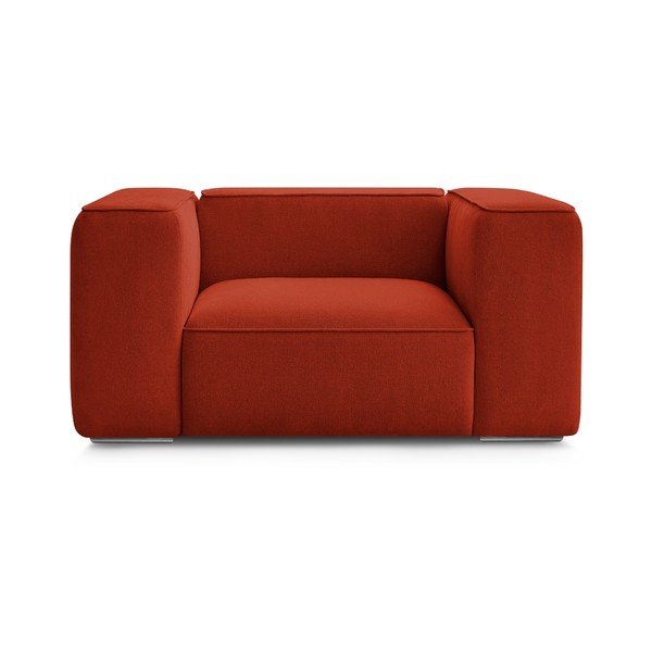 Opečnato oranžen fotelj Zephyr – Bobochic Paris-image-3